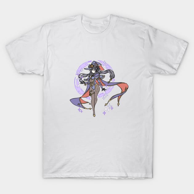 Mona from Genshin Impact T-Shirt by MaxGraphic